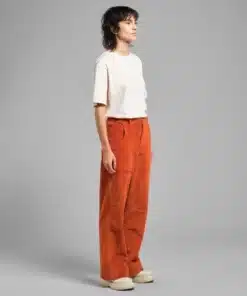 Dedicated Workwear Pants Vara Corduroy Cinnamon Orange
