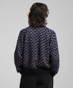 Dedicated Sweater Husie Honey Comb Black