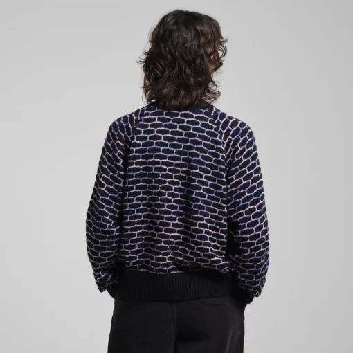 Dedicated Sweater Husie Honey Comb Black