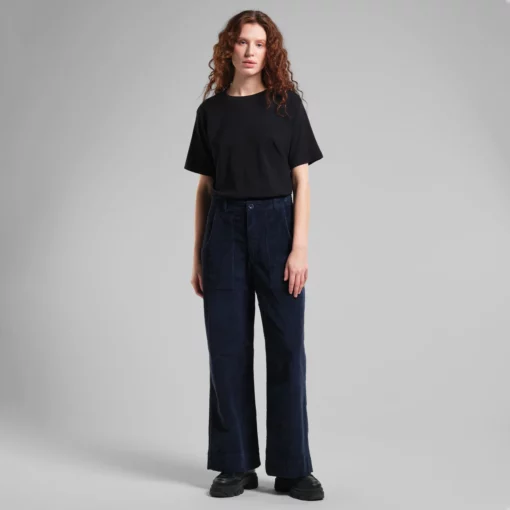 Dedicated Workwear Pants Vara Corduroy Navy