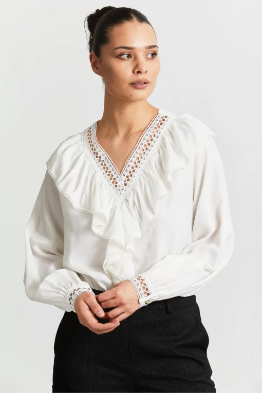 Rue de Femme Karma Blouse Off White