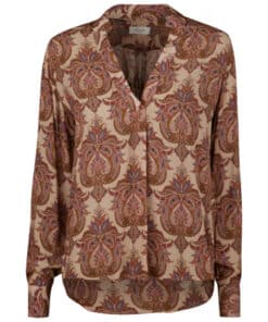 Stenströms Ivory Pink Patterned Blouse