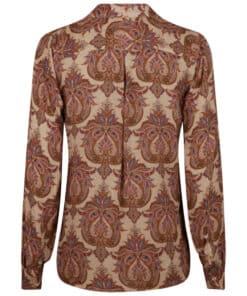 Stenströms Ivory Pink Patterned Blouse