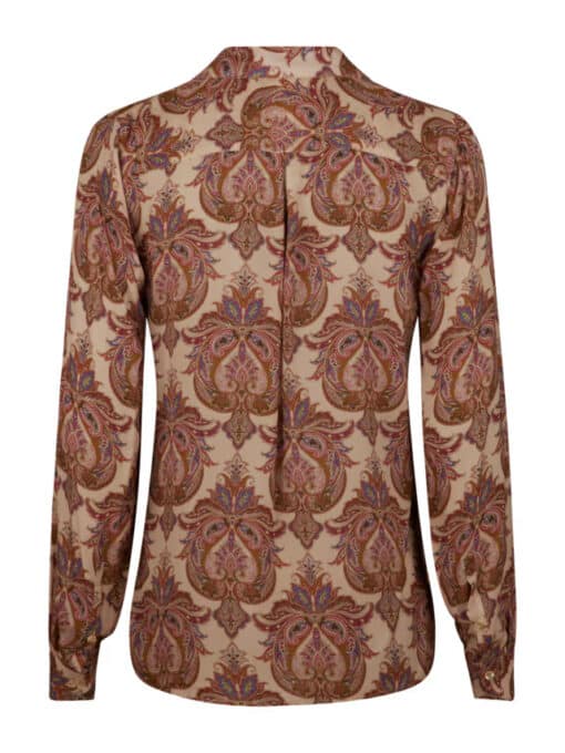 Stenströms Ivory Pink Patterned Blouse