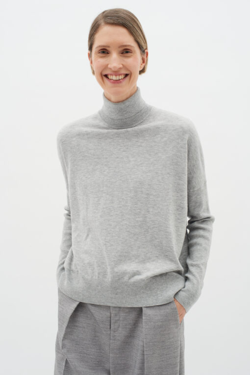 InWear Kelsie Turtleneck Light Grey Melange