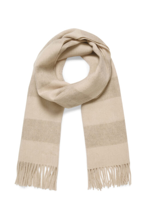 Part Two Kitha Scarf Beige Stripe