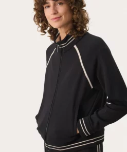 Part Tw Lavinia Sporty Cardigan Black