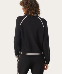 Part Tw Lavinia Sporty Cardigan Black