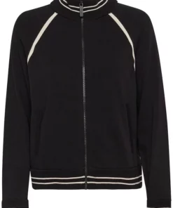 Part Tw Lavinia Sporty Cardigan Black