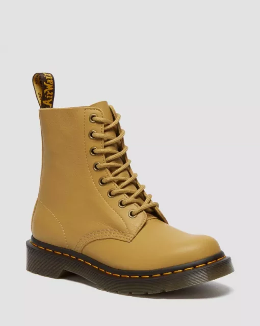 Dr. Martens 1460 Pascal Virginia Boots Mustard