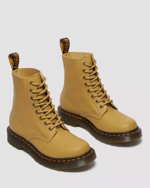 Dr. Martens 1460 Pascal Virginia Boots Mustard