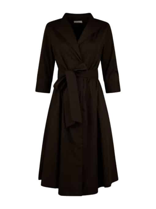 Stenströms Sofia Brown Wrap Dress