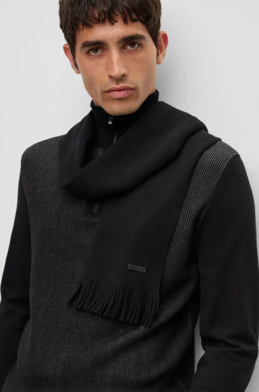 Boss Albas Scarf Black