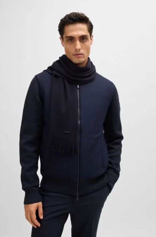 Boss Albas Scarf Dark Blue