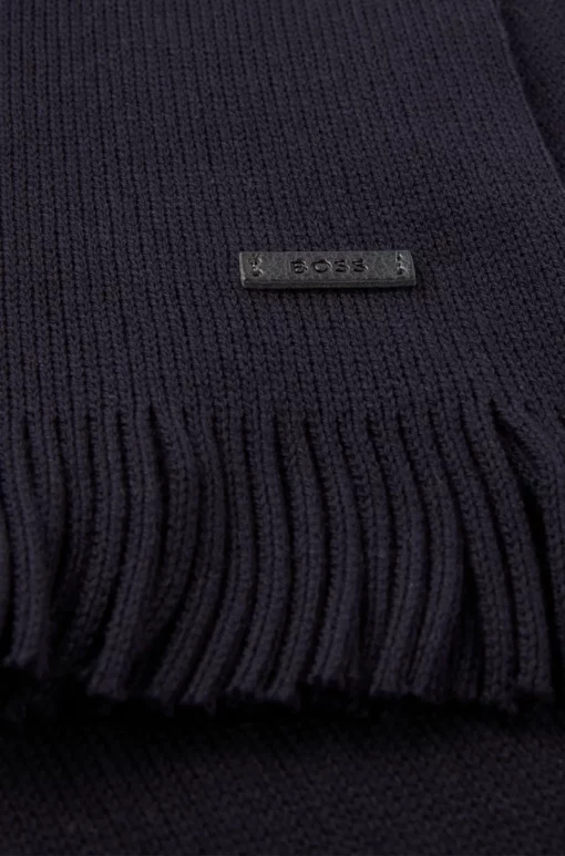 Boss Albas Scarf Dark Blue