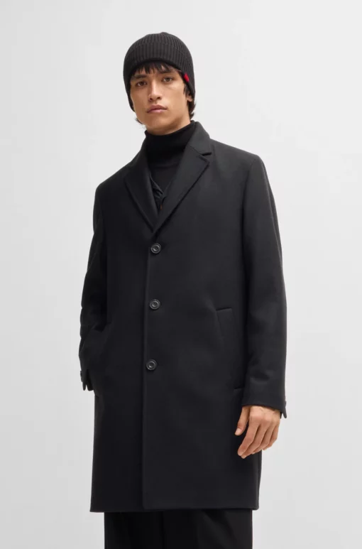 Hugo Malte Coat Black