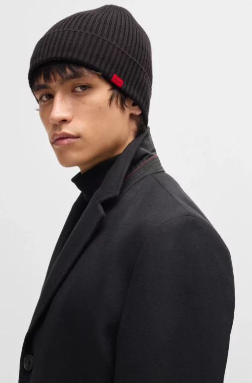 Hugo Malte Coat Black