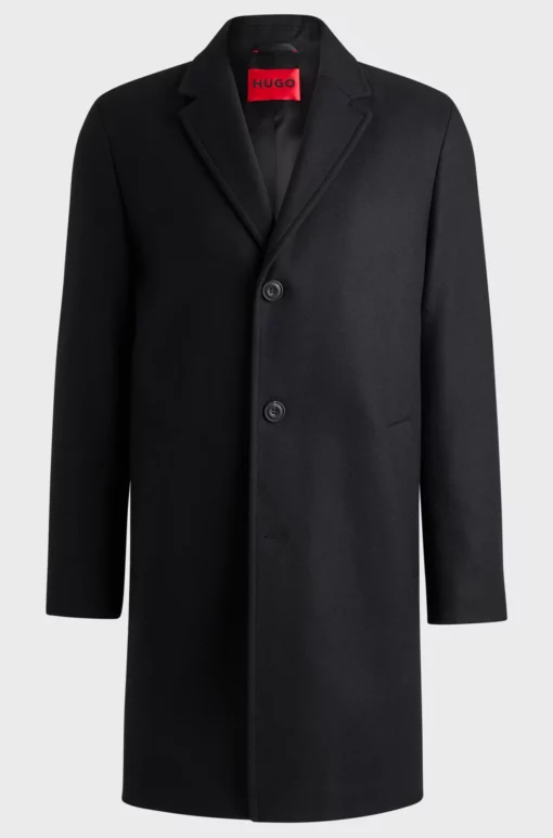 Hugo Malte Coat Black
