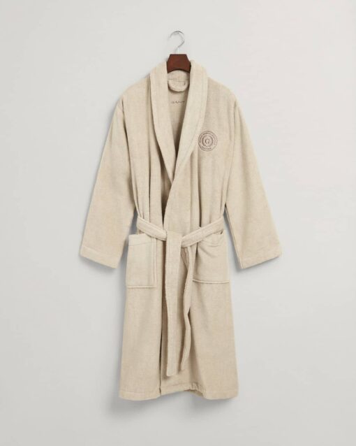 Gant Home Crest Robe Putty