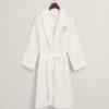 Gant Home Crest Robe White