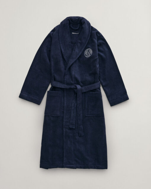 Gant Home Crest Robe Marine