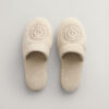 Gant Home Crest Slippers Putty