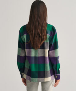 Gant Teens Unisex Fit Shield Overshirt Pansy Purple