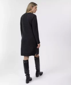 Holebrook Antonia Dress Anthracite Melange