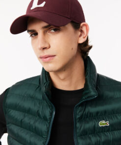 Lacoste Water Repellent Puffed Vest Sinople Green