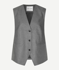 Samsøe Samsøe Saleni Vest Grey Melange