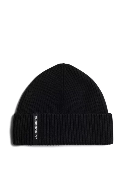 J.Lindeberg Juan Merino Beanie Black