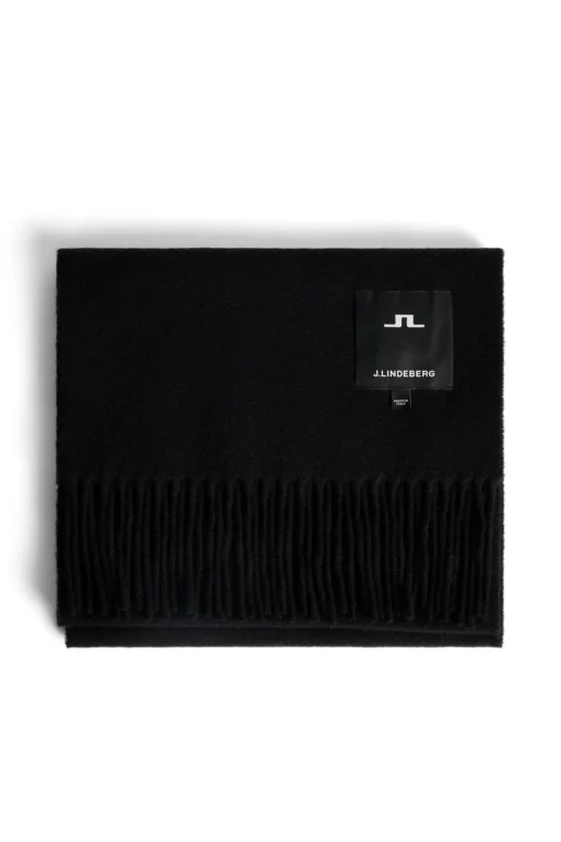 J.Lindeberg Champ Solid Scarf Black