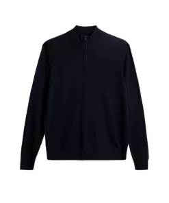 J.Lindeberg Kyan Quarter Zip Sweater Navy