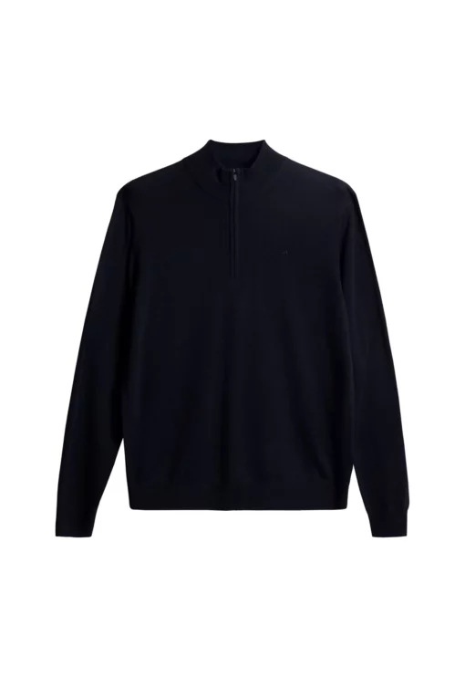 J.Lindeberg Kyan Quarter Zip Sweater Navy