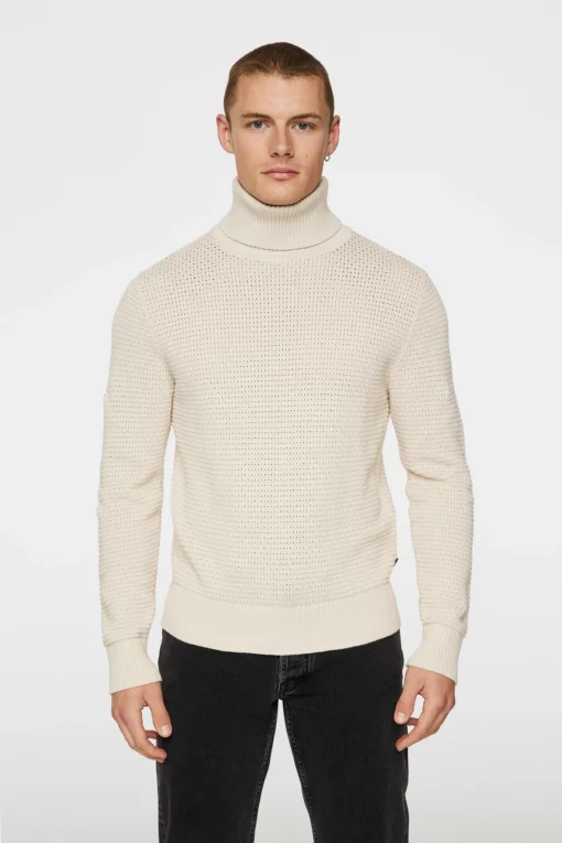 J.Lindeberg Olivero Turtleneck Sweater Moonbeam