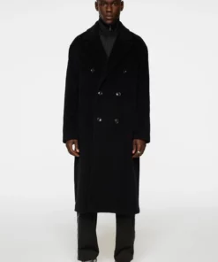 J.Lindeberg Willy Wool Coat Black