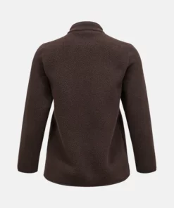 Peak Performance Fleece Snap Cardigan Women Cliff Edge