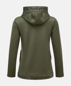 Peak Performance Rider Tech Zip Hood Women Pine Needle