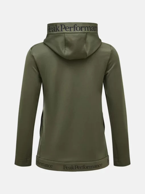 Peak Performance Rider Tech Zip Hood Women Pine Needle