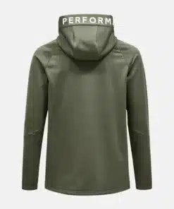 Peak Performance Rider Zip Hood Men Pine Needle