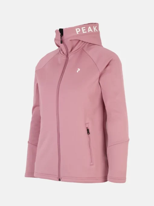 Peak Performance Rider Zip Hood Women Bitter Root