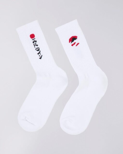 Edwin Kamifuji Socks White