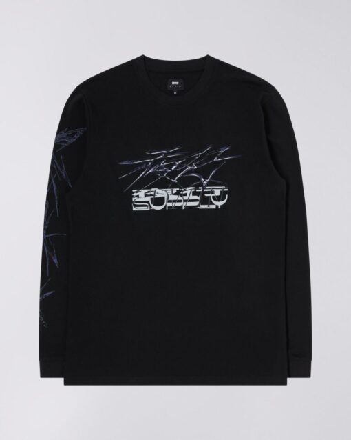 Edwin Night Parade Long Sleeve T-shirt Black