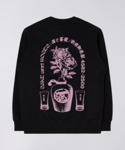 Edwin Sake and Roses Sweat Black