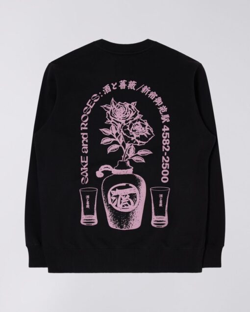 Edwin Sake and Roses Sweat Black