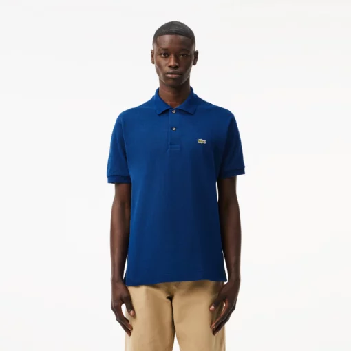 Lacoste Original L.12.12 Petit Pique Cotton Polo Shirt Blue