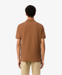 Lacoste Original L.12.12 Petit Pique Cotton Polo Shirt Brown