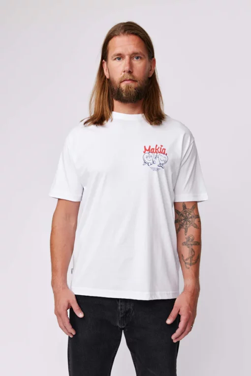 Makia Brokenhearted T-shirt White