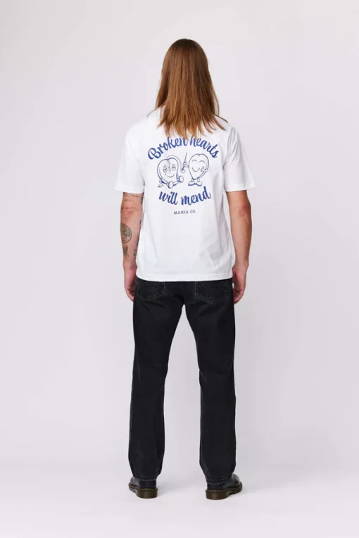 Makia Brokenhearted T-shirt White