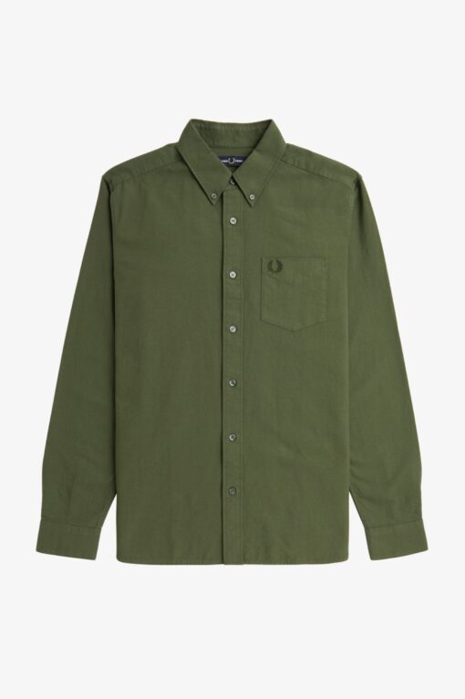 Fred Perry Oxford Shirt Laurel Wreath Green